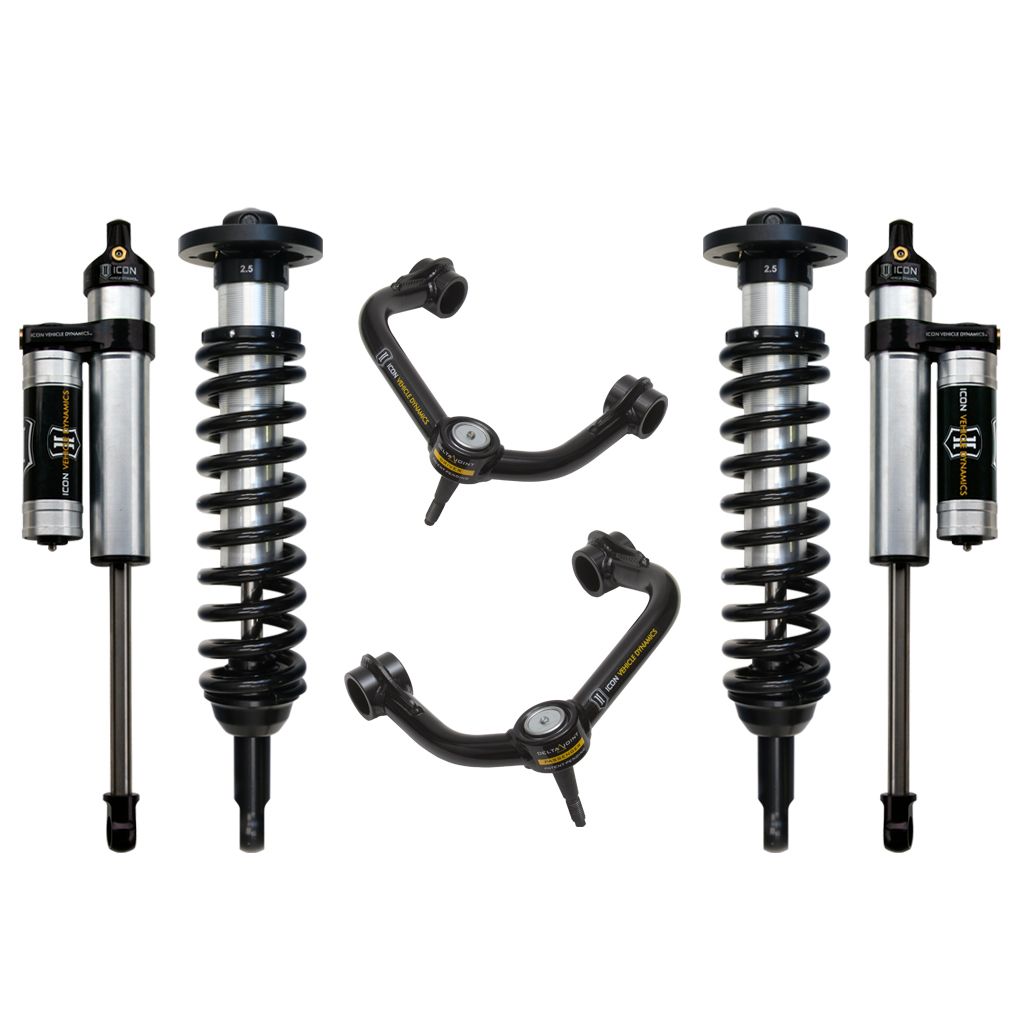 ICON VEHICLE DYNAMICS | 09-13 Ford F150 4WD 0-2.63 Inch Stage 3 Suspension System W Tubular UCA Icon Vehicle Dynamics | K93003T