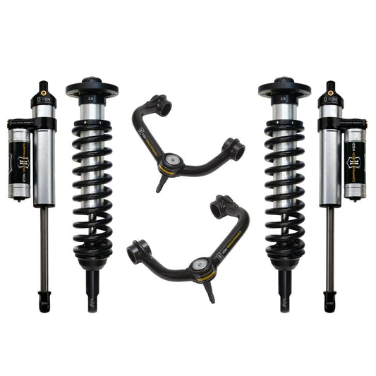 ICON VEHICLE DYNAMICS | 09-13 Ford F150 4WD 0-2.63 Inch Stage 3 Suspension System W Tubular UCA Icon Vehicle Dynamics | K93003T