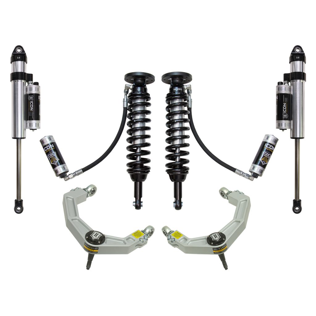 ICON VEHICLE DYNAMICS | 09-13 Ford F150 4WD 1.75-2.63 Inch Stage 5 Suspension System W Billet UCA Icon Vehicle Dynamics | K93005