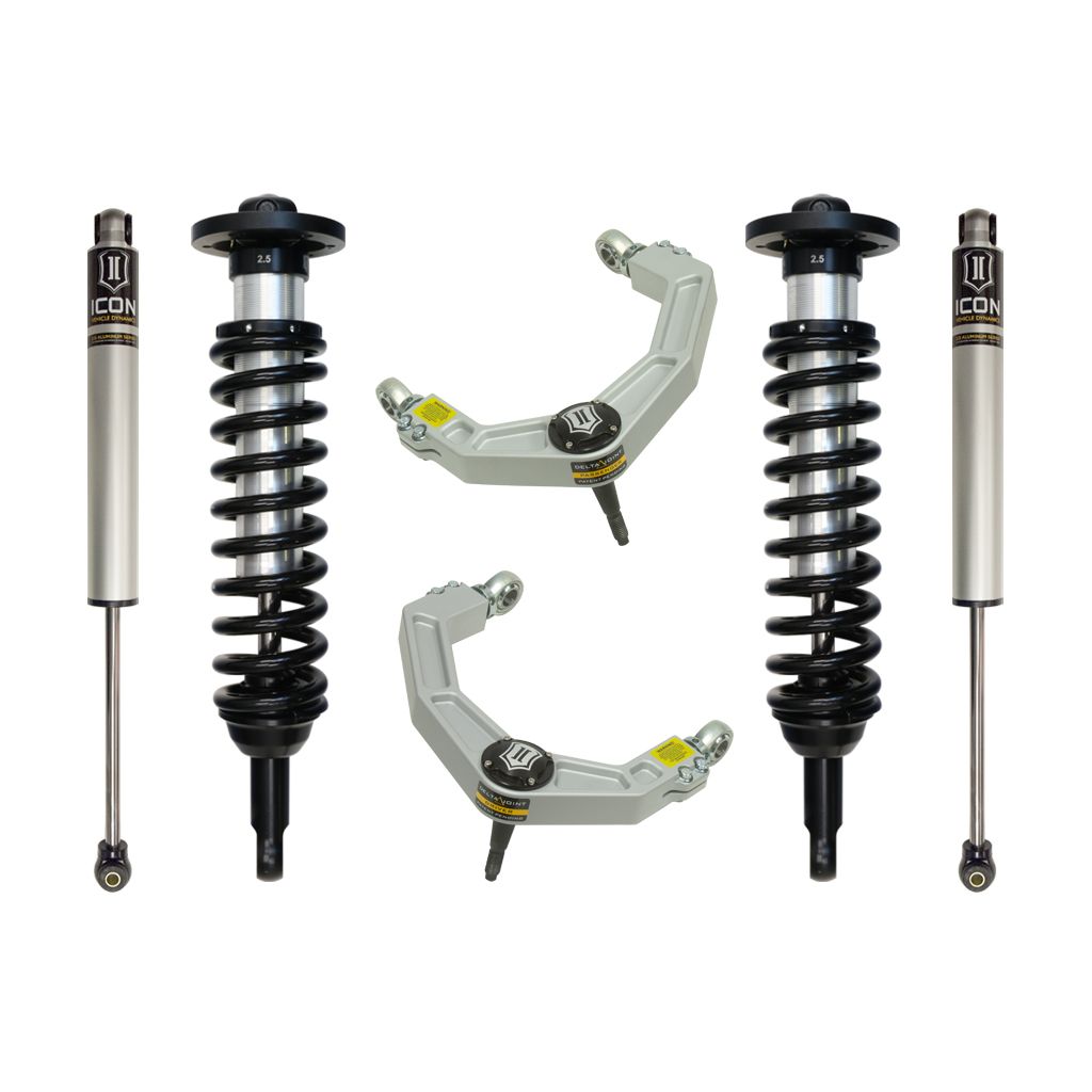 ICON VEHICLE DYNAMICS | 09-13 Ford F150 2WD 0-2.63 Inch Stage 2 Suspension System W Billet UCA Icon Vehicle Dynamics | K93011