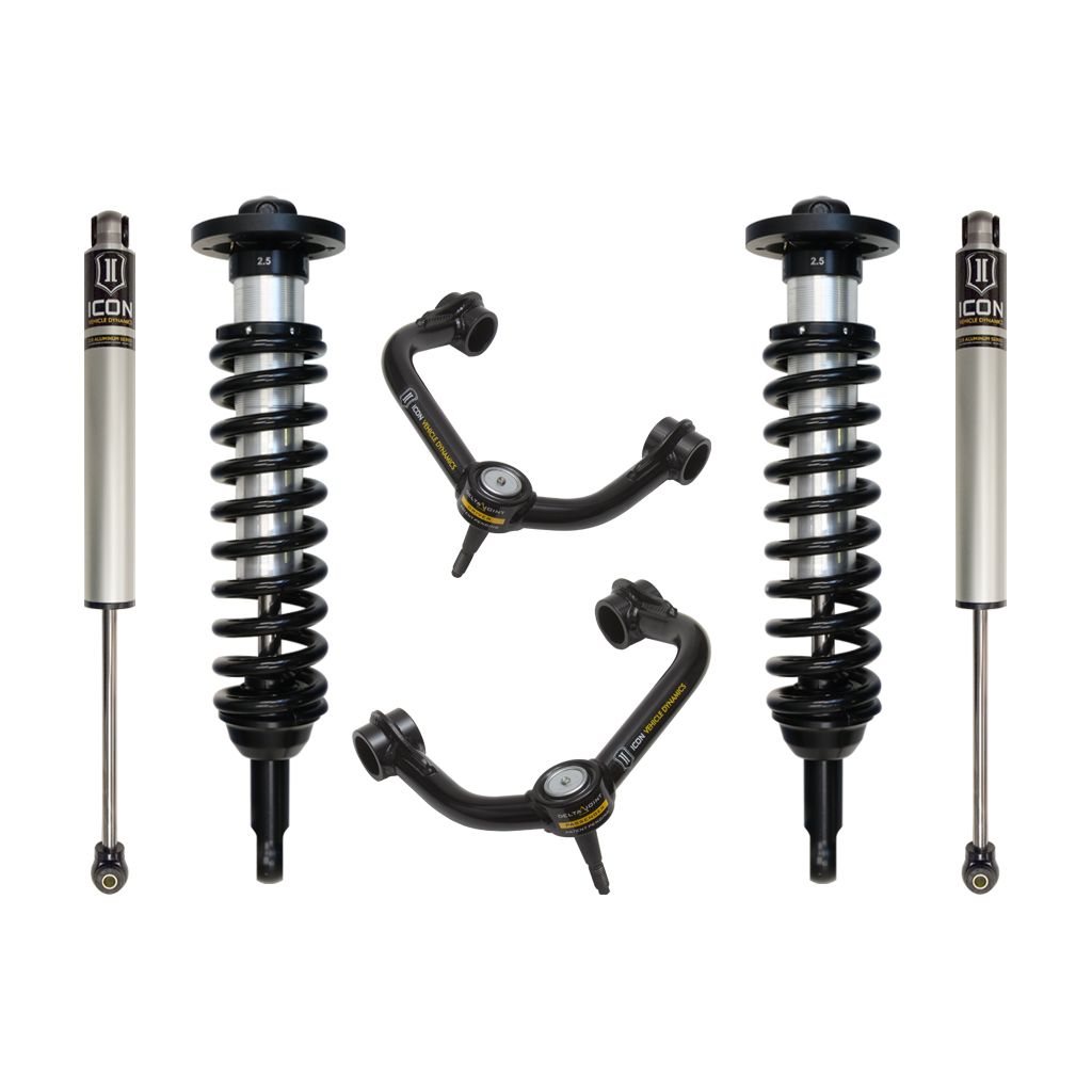 ICON VEHICLE DYNAMICS | 09-13 Ford F150 2WD 0-2.63 Inch Stage 2 Suspension System W Tubular UCA Icon Vehicle Dynamics | K93011T