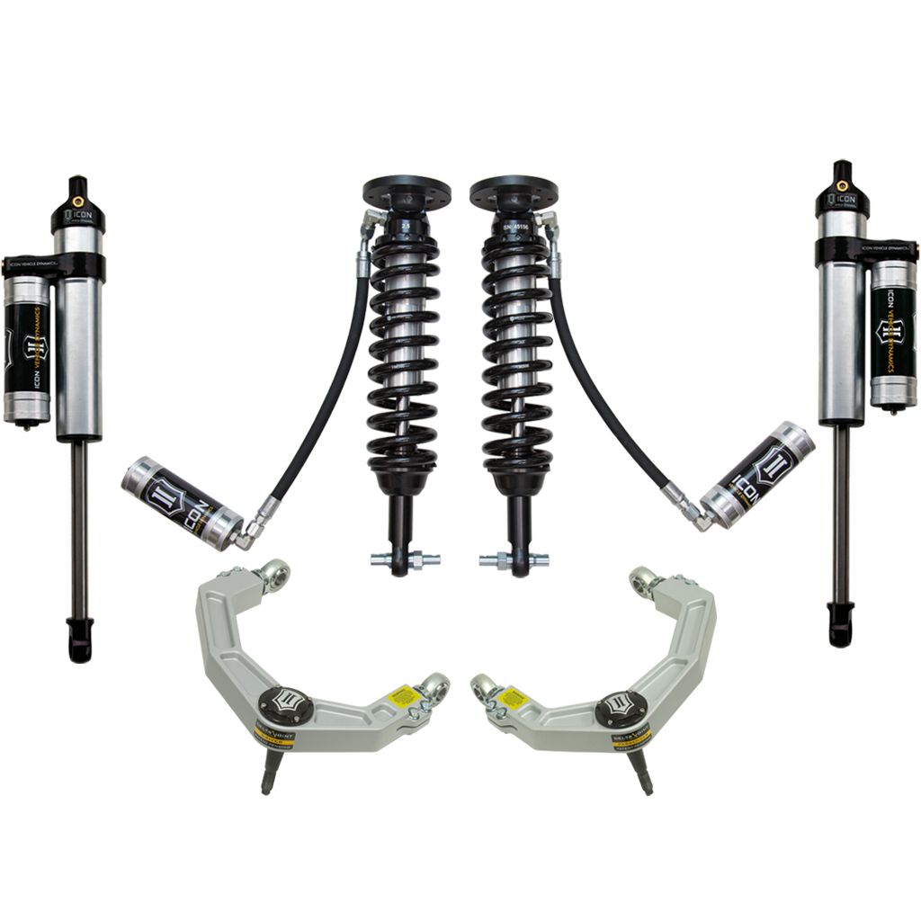 ICON VEHICLE DYNAMICS | 2014 Ford F150 4WD 1.75-2.63 Inch Stage 4 Suspension System W Billet UCA Icon Vehicle Dynamics | K93064