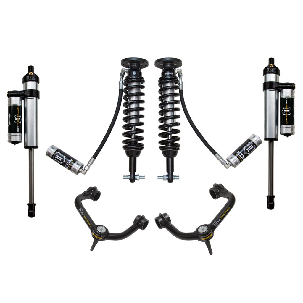 ICON VEHICLE DYNAMICS | 2014 Ford F150 4WD 1.75-2.63 Inch Stage 4 Suspension System W Tubular UCA Icon Vehicle Dynamics | K93064T