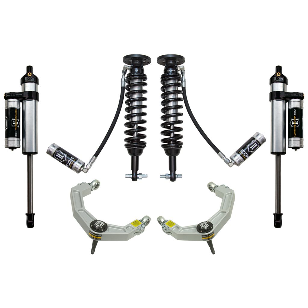 ICON VEHICLE DYNAMICS | 2014 Ford F150 2WD 1.75-2.63 Inch Stage 4 Suspension System W Billet UCA Icon Vehicle Dynamics | K93074