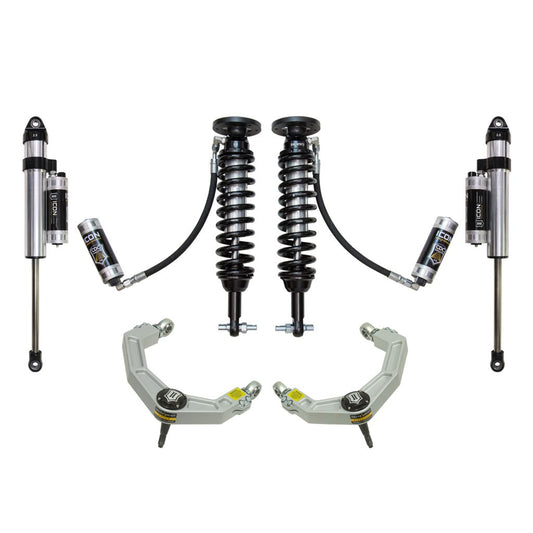 ICON VEHICLE DYNAMICS | 2014 Ford F150 2WD 1.75-2.63 Inch Stage 5 Suspension System W Billet UCA Icon Vehicle Dynamics | K93075
