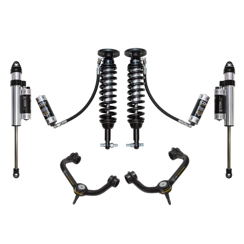 ICON VEHICLE DYNAMICS | 2014 Ford F150 2WD 1.75-2.63 Inch Stage 5 Suspension System W Tubular UCA Icon Vehicle Dynamics | K93075T