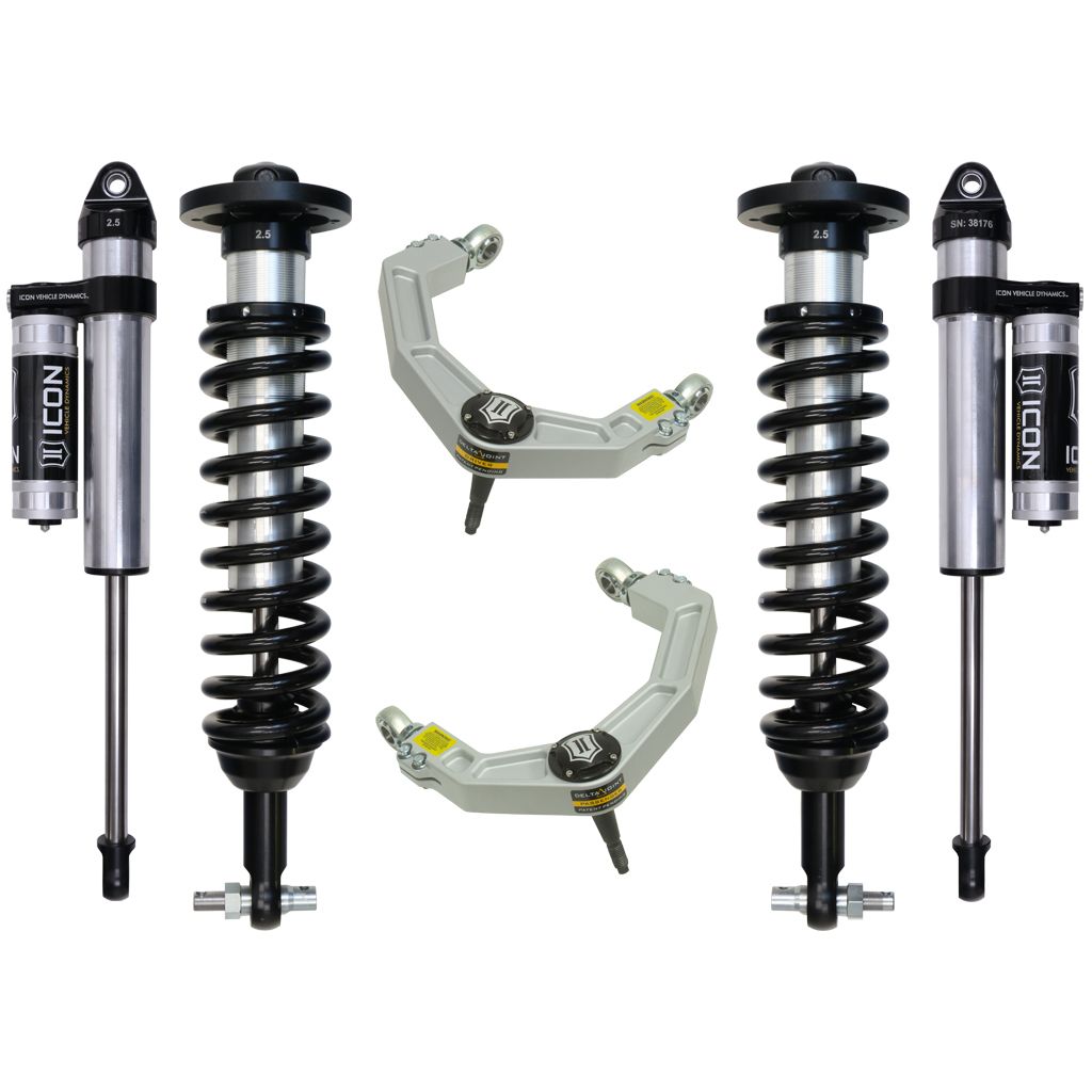 ICON VEHICLE DYNAMICS | 2015-2020 Ford F150 4WD 0-2.63 Inch Stage 3 Suspension System W Billet UCA Icon Vehicle Dynamics | K93083