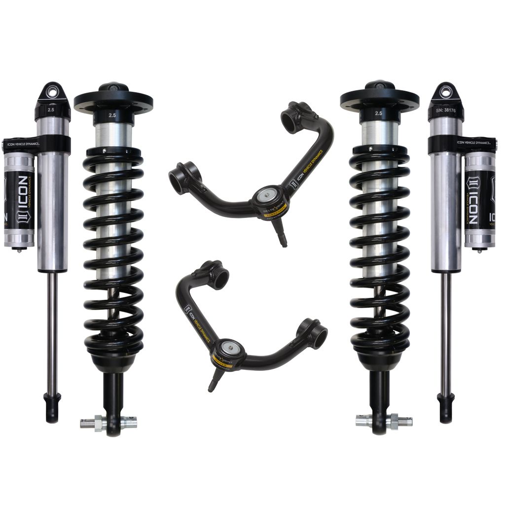ICON VEHICLE DYNAMICS | 2015-2020 Ford F150 4WD 0-2.63 Inch Stage 3 Suspension System W Tubular UCA Icon Vehicle Dynamics | K93083T