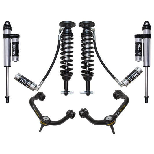 ICON VEHICLE DYNAMICS | 2015-2020 Ford F150 4WD 2-2.63 Inch Stage 4 Suspension System W Tubular UCA Icon Vehicle Dynamics | K93084T