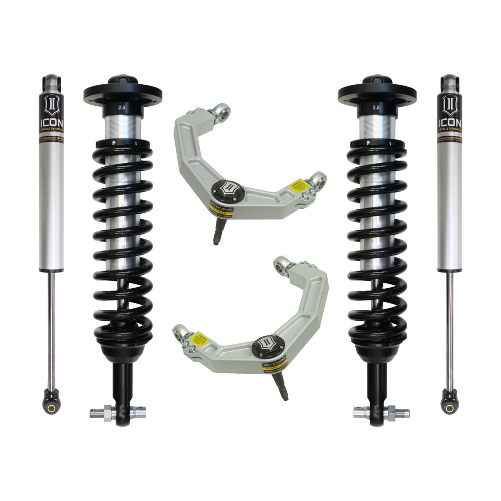 ICON VEHICLE DYNAMICS | 2015-2020 Ford F150 2WD 0-3 Inch Stage 2 Suspension System W Billet UCA Icon Vehicle Dynamics | K93092