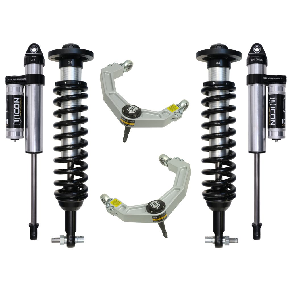 ICON VEHICLE DYNAMICS | 2015-2020 Ford F150 2WD 0-3 Inch Stage 3 Suspension System W Billet UCA Icon Vehicle Dynamics | K93093