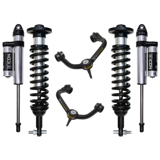 ICON VEHICLE DYNAMICS | 2015-2020 Ford F150 2WD 0-3 Inch Stage 3 Suspension System W Tubular UCA Icon Vehicle Dynamics | K93093T