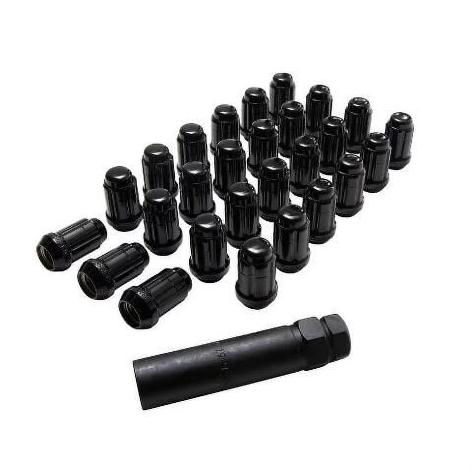 Gorilla Black Lug Nuts with 24 PC Wheel Kit in a collection showcasing premium quality and durability.