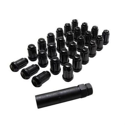 Gorilla Black Lug Nuts with 24 PC Wheel Kit in a collection showcasing premium quality and durability.