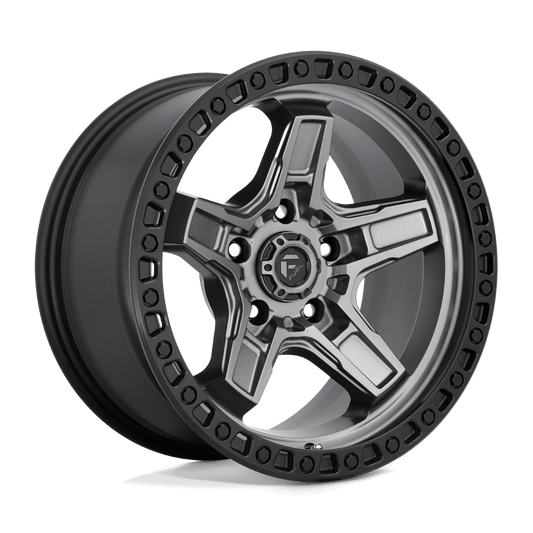 FUEL D698 KICKER Matte Gunmetal Black Bead Ring