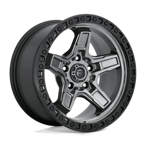 FUEL D698 KICKER Matte Gunmetal Black Bead Ring