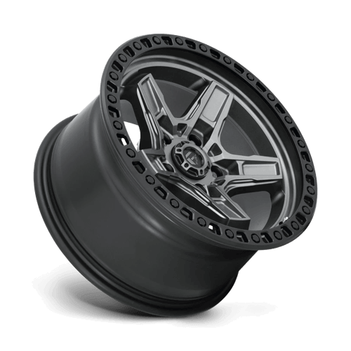 FUEL D698 KICKER Matte Gunmetal Black Bead Ring