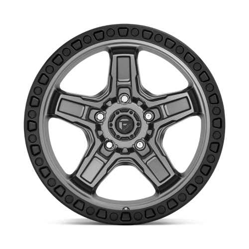 FUEL D698 KICKER Matte Gunmetal Black Bead Ring