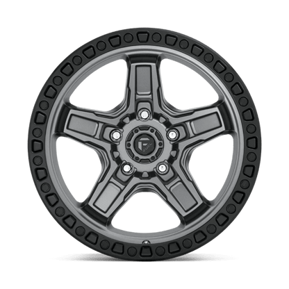 FUEL D698 KICKER Matte Gunmetal Black Bead Ring