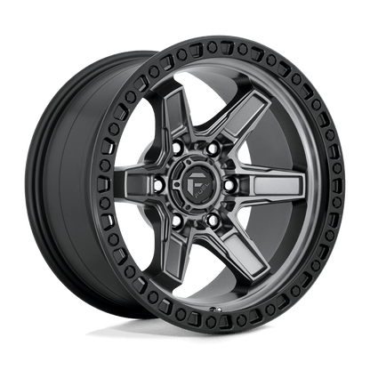 FUEL D698 KICKER Matte Gunmetal Black Bead Ring