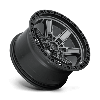 FUEL D698 KICKER Matte Gunmetal Black Bead Ring