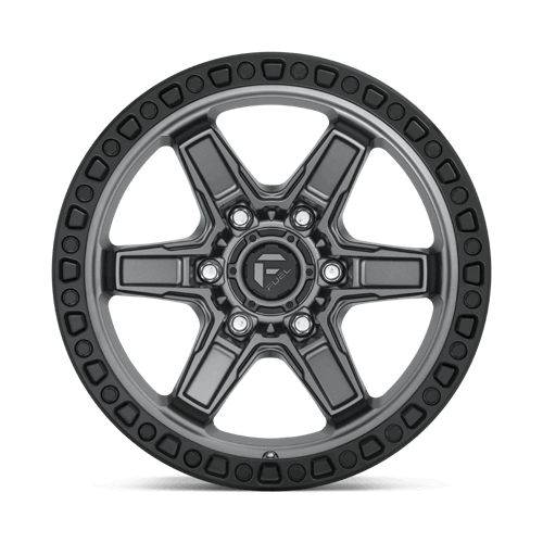 FUEL D698 KICKER Matte Gunmetal Black Bead Ring