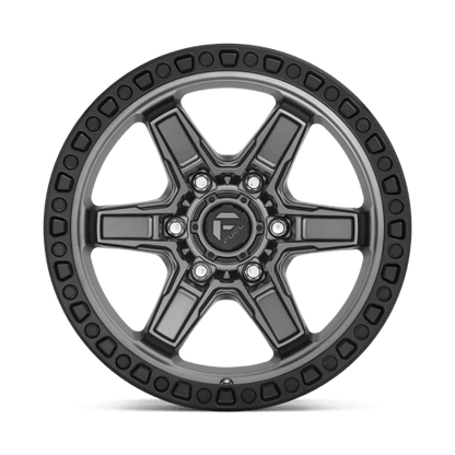 FUEL D698 KICKER Matte Gunmetal Black Bead Ring