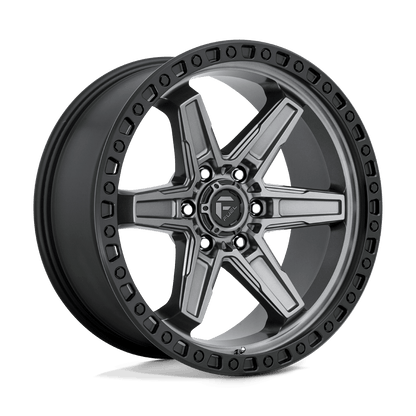 FUEL D698 KICKER Matte Gunmetal Black Bead Ring