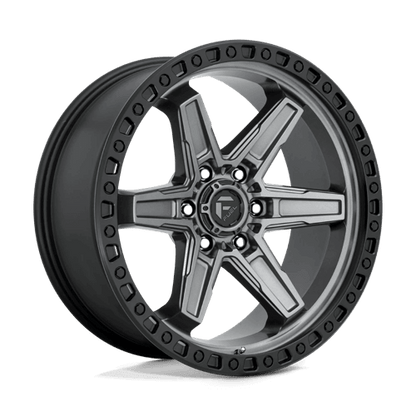 FUEL D698 KICKER Matte Gunmetal Black Bead Ring