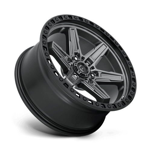FUEL D698 KICKER Matte Gunmetal Black Bead Ring
