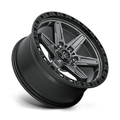 FUEL D698 KICKER Matte Gunmetal Black Bead Ring