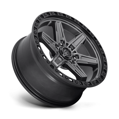 FUEL D698 KICKER Matte Gunmetal Black Bead Ring