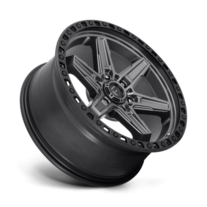 FUEL D698 KICKER Matte Gunmetal Black Bead Ring