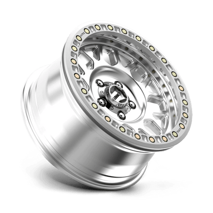 KMC KM234 GRENADE DESERT BEADLOCK Machined wheel designed for off-road performance and durability.
