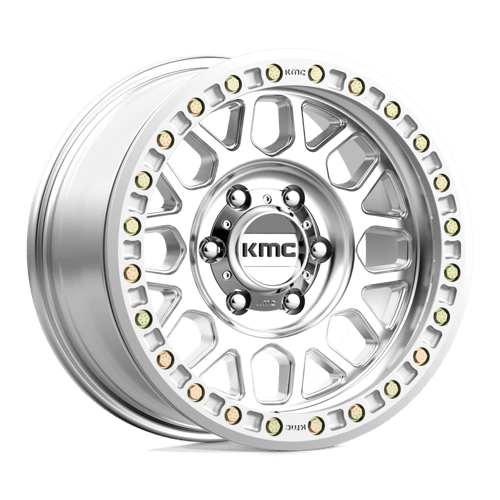 KMC KM234 GRENADE DESERT BEADLOCK Machined wheel designed for off-road performance and durability.