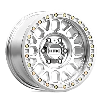 KMC KM234 GRENADE DESERT BEADLOCK Machined wheel designed for off-road performance and durability.