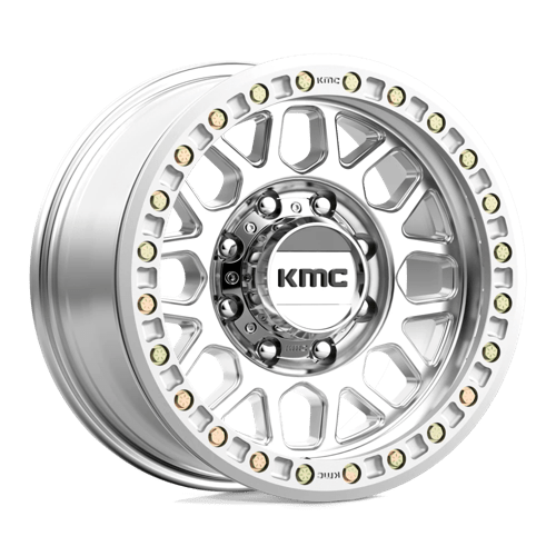 KMC KM234 GRENADE DESERT BEADLOCK Machined wheel showcasing aggressive design and durable finish.