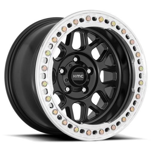 KMC KM235 GRENADE CRAWL BEADLOCK Satin Black wheel