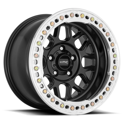 KMC KM235 GRENADE CRAWL BEADLOCK Satin Black wheel