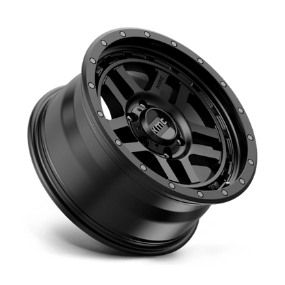 KMC KM540 RECON Satin Black wheel showcasing its rugged design and durability for trucks and SUVs.