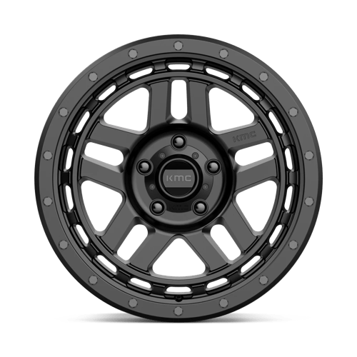 KMC KM540 RECON Satin Black wheel showcasing rugged design and durability for trucks and SUVs.