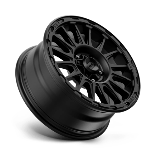 KMC KM542 IMPACT Satin Black wheel showcasing its bold design and modern finish
