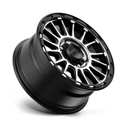 KMC KM542 IMPACT Satin Black Machined wheel showcasing modern design and performance features.
