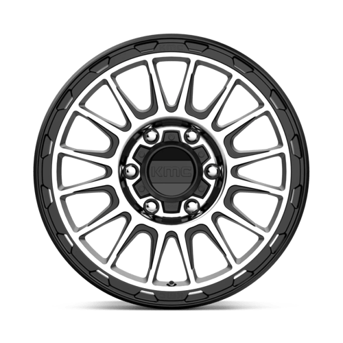 KMC KM542 IMPACT Satin Black Machined wheel with modern design and strong performance.