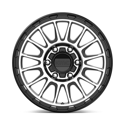 KMC KM542 IMPACT Satin Black Machined wheel with modern design and strong performance.
