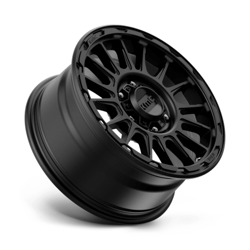 KMC KM542 IMPACT Satin Black wheel featuring a modern design with a bold look and reliable performance.
