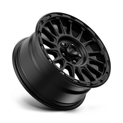 KMC KM542 IMPACT Satin Black wheel showcasing its sleek design and rugged features for trucks and SUVs.