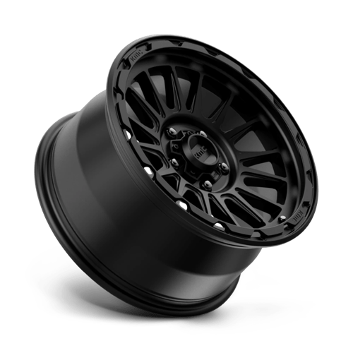 KMC KM542 IMPACT Satin Black wheel showcasing modern design and performance.