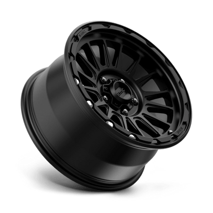 KMC KM542 IMPACT Satin Black wheel showcasing modern design and performance.