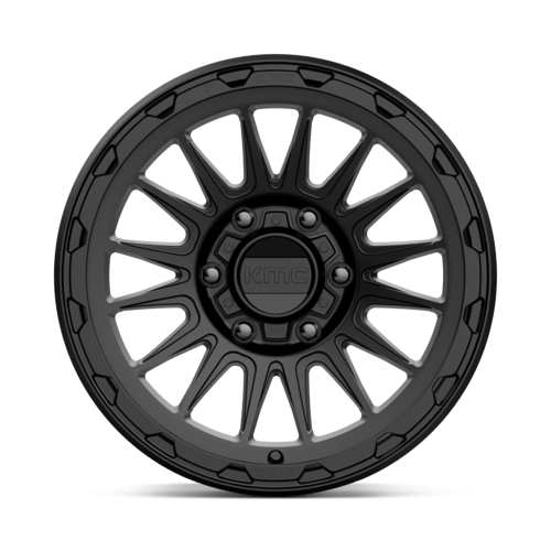 KMC KM542 IMPACT Satin Black wheel showcasing bold design and performance features.